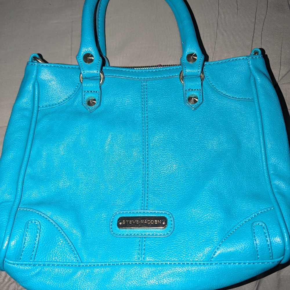 Steve Madden teal purse barely used